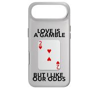 Carcasa para iPhone Air El Amor es una Apuesta Pero me Gustan Nuestras probabilidades Aniversario Boda