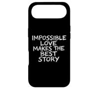 Carcasa para iPhone Air El Amor Imposible Hace la Mejor Historia con Pincel de Letras