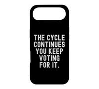 Carcasa para iPhone Air el Ciclo continúa sigues votando por él Witty Men Women