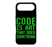 Carcasa para iPhone Air El código es Arte Que Hace Algo Programación Codificación Coder Diversión