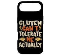 Carcasa para iPhone Air El Gluten no me tolera en Realidad Humor sin Gluten Divertido