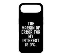 Carcasa para iPhone Air el margen de Error para mi interés es 0 ingenio sarcástico Divertido