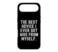 Carcasa para iPhone Air el Mejor Consejo Que he Recibido fue de mí Mismo Witty Wisdom