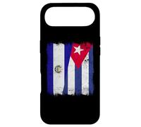 Carcasa para iPhone Air El Salvador Cuba Media Bandera Patrimonio Cubano Salvadoreño