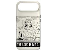 Carcasa para iPhone Air El Señor es mi DJ - Techno Jesus Lord Lustiges DJ Retro Rave