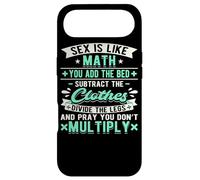 Carcasa para iPhone Air El Sexo es como Las matemáticas Sucio Papá Chiste Divertido Matemático Travieso