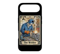 Carcasa para iPhone Air El Soldador Tarot Carta Esqueleto Soldadura Metal Trabajador Trabajo