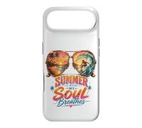 Carcasa para iPhone Air El Verano es Donde mi Alma Respira Amantes del Surf Tropical Beach