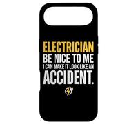 Carcasa para iPhone Air Electrician Be Nice to Me I Can Make It Look Like Accident