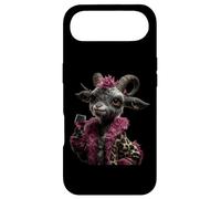 Carcasa para iPhone Air Elegante Retrato De Ovejas Moda Granja Animal Cordero Rosa Redondo