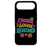 Carcasa para iPhone Air Elegido Amado Redimido Floral Cita Cristiana Fe