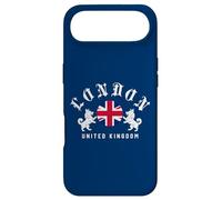 Carcasa para iPhone Air Emblema de Perro Corgi de la Bandera británica de Londres, Estilo clásico