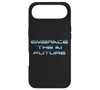Carcasa para iPhone Air Embrace The AI Future, Ironia Distópica, máquinas Rebeldes