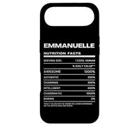 Carcasa para iPhone Air Emmanuelle Datos de Nutrición Nombre Gracioso