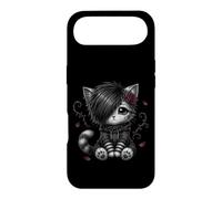 Carcasa para iPhone Air EMO Cat Rose Regalos góticos Amante de los Gatos Goth Girl Dark Kitty