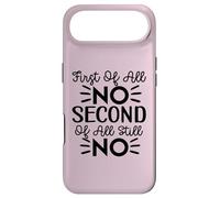 Carcasa para iPhone Air En Primer Lugar, NO, Segundo de Todo, todavía no Divertido diseño de Sarcasmo