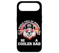 Carcasa para iPhone Air En un Mundo Lleno de papá Normal sé un papá más Fresco Kool Papa Bear