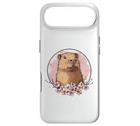 Carcasa para iPhone Air Encantamiento de Capibara en Medio de Flores de Cerezo