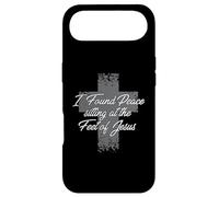 Carcasa para iPhone Air Encontré la Paz sentada a los pies de Jesús Cristiano