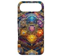 Carcasa para iPhone Air Energía Kundalini con Geometría Sagrada Tierra Cubo de Metatrón
