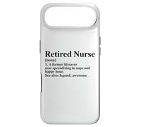 Carcasa para iPhone Air Enfermera jubilada EST. 2025 Ex Salvavidas Ahora