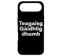 Carcasa para iPhone Air Enséñame gaélico escocés. Palabra Divertida del lenguaje