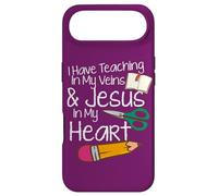 Carcasa para iPhone Air Enseñando En Mis Venas Jesús En Mi Corazón Maestro De Escuela Dominical