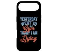 Carcasa para iPhone Air Entrenamiento Divertido Ayer fue al Gimnasio, Hoy me muero