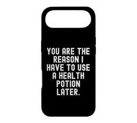 Carcasa para iPhone Air Eres la razón por la Que Tengo Que Usar una poción de Salud más Tarde Divertido
