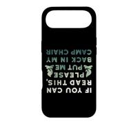 Carcasa para iPhone Air Es Gracioso si Puedes Leer Esto Put Me Back In Camp Chair
