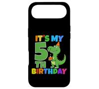 Carcasa para iPhone Air Es mi Quinto cumpleaños Dinosaurio T-Rex niño de 5 años Divertido