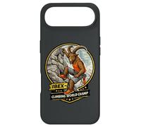 Carcasa para iPhone Air Escalada Deportiva Vintage, Alpine-Ibex, Escalada