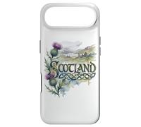 Carcasa para iPhone Air Escocia Cardo escocés con Lago y ruinas del Castillo