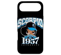 Carcasa para iPhone Air Escorpio 1957 Afro Queen Zodiac Birthday Sassy Soul Gifts