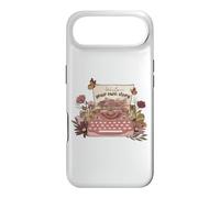 Carcasa para iPhone Air Escribe Tus propias Historias Máquina de Escribir Floral Escritor Autor