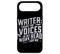 Carcasa para iPhone Air Escritor: Hago Que Las Voces en mi Cabeza funcionen para mí Divertidas Inspiradoras