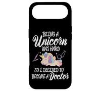Carcasa para iPhone Air Escuela de Medicina Ser un Unicornio es difícil, así Que me convertí en médico