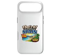 Carcasa para iPhone Air Eso es lo Que me Mudo a España Humor Divertido de Viajes en español