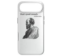 Carcasa para iPhone Air Eso es lo Suficientemente Bueno. Mediocrates - Negro | Filósofo Divertido