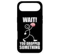 Carcasa para iPhone Air ¡Espera! ¡Se te cayó Algo! Cerebro Divertido Dicho