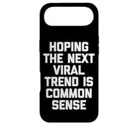 Carcasa para iPhone Air Esperando Que la próxima Tendencia Viral Sea de Sentido común - Dicho Divertido