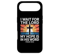 Carcasa para iPhone Air Espero al Señor Salmo 130:5 Escritura Fe
