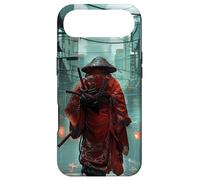 Carcasa para iPhone Air Espíritu Bushido japonés en Samurai Retro Punk Vaporwave