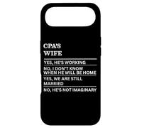 Carcasa para iPhone Air Esposa de CPA Divertida Esposa sarcástica de una Persona trabajadora