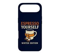 Carcasa para iPhone Air Espresso Yourself Winter Edition Divertido Juego de Palabras para Amantes del café