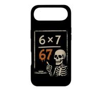 Carcasa para iPhone Air Esqueleto embrujado 67 Meme Matemáticas espeluznantes 6x7 Aula de Halloween