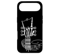 Carcasa para iPhone Air Esqueleto Guitarra Mano Rock On Rock Band Notas Music