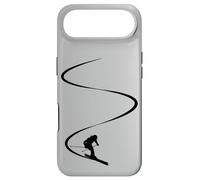 Carcasa para iPhone Air Esquí Alpino Cuesta Abajo Minimalista Esquí Aventura Nevada
