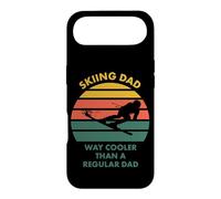 Carcasa para iPhone Air Esquiando papá para Padre Que esquís Vintage Divertido Camino Enfriador