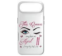 Carcasa para iPhone Air Esta Reina nació el 11 de Abril Viviendo mi Mejor Vida Reina